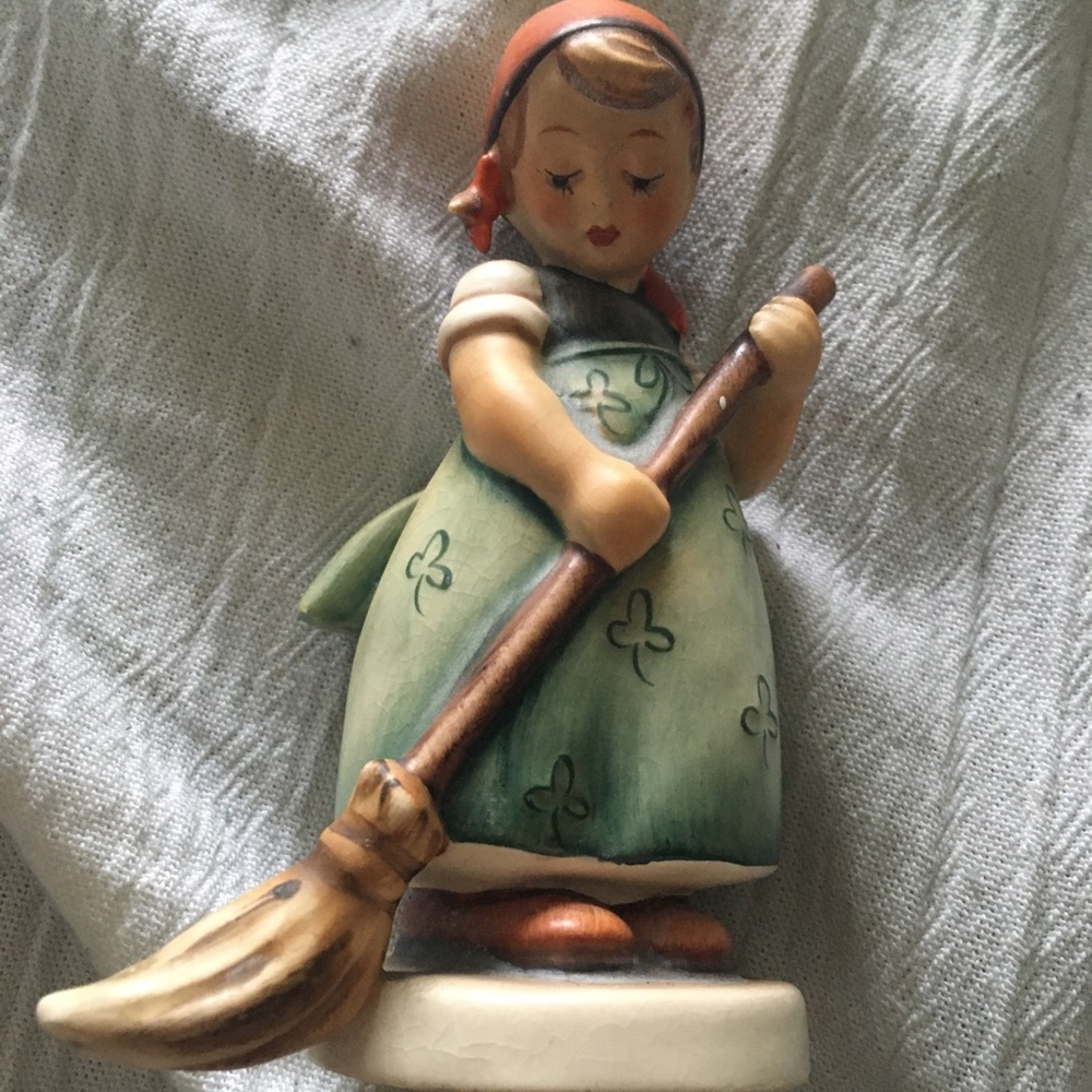 Rare 1950-55 Hummel The Sweeper Vintage Large Bee Mark